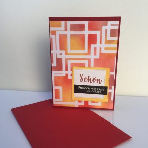 Grusskarte Schön Freunde wie dich zu haben