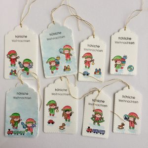 Geschenkanhänger Weihnachten "Helferlein"
