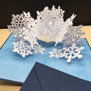 Schneeflockenbogen geöffnet