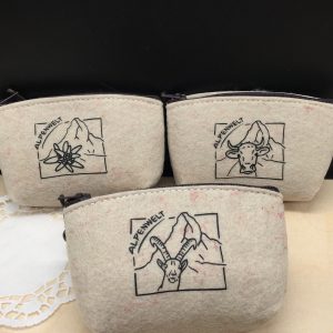 Kleine Filztaschen "Alpenwelt"