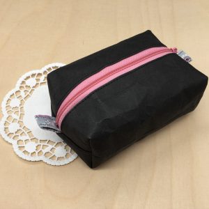 Necessaire Midi schwarz-pink