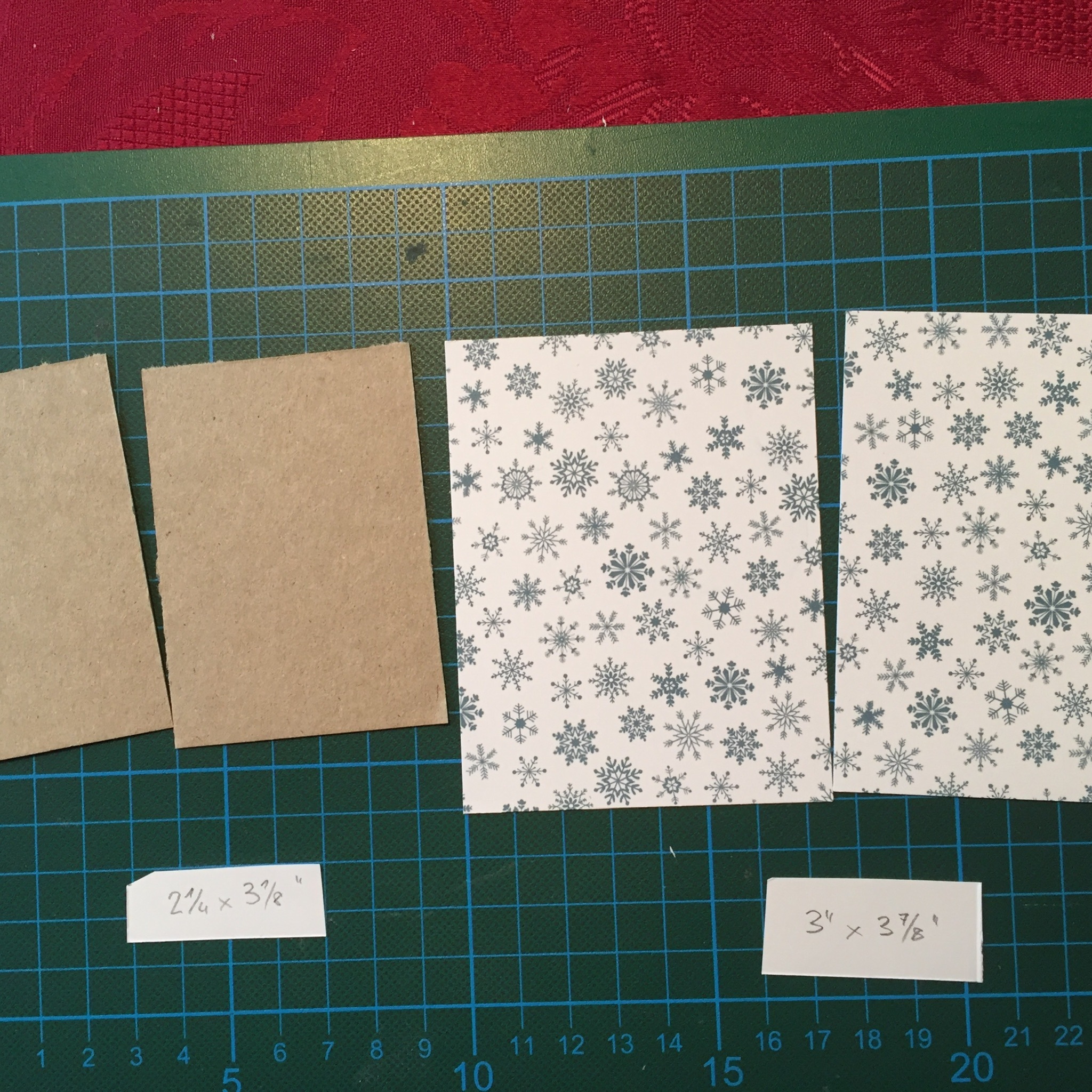 Minialbum Adventskalender Detailansicht