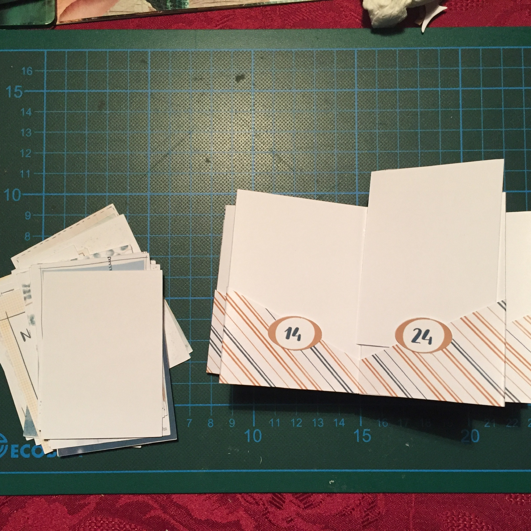 Minialbum Adventskalender Detailansicht