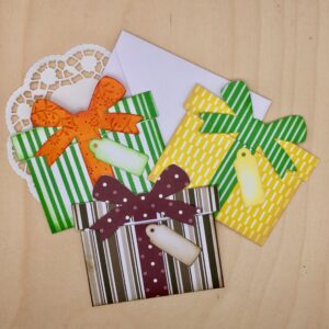 Geschenkkartenhülle "Päckli" Auswahl