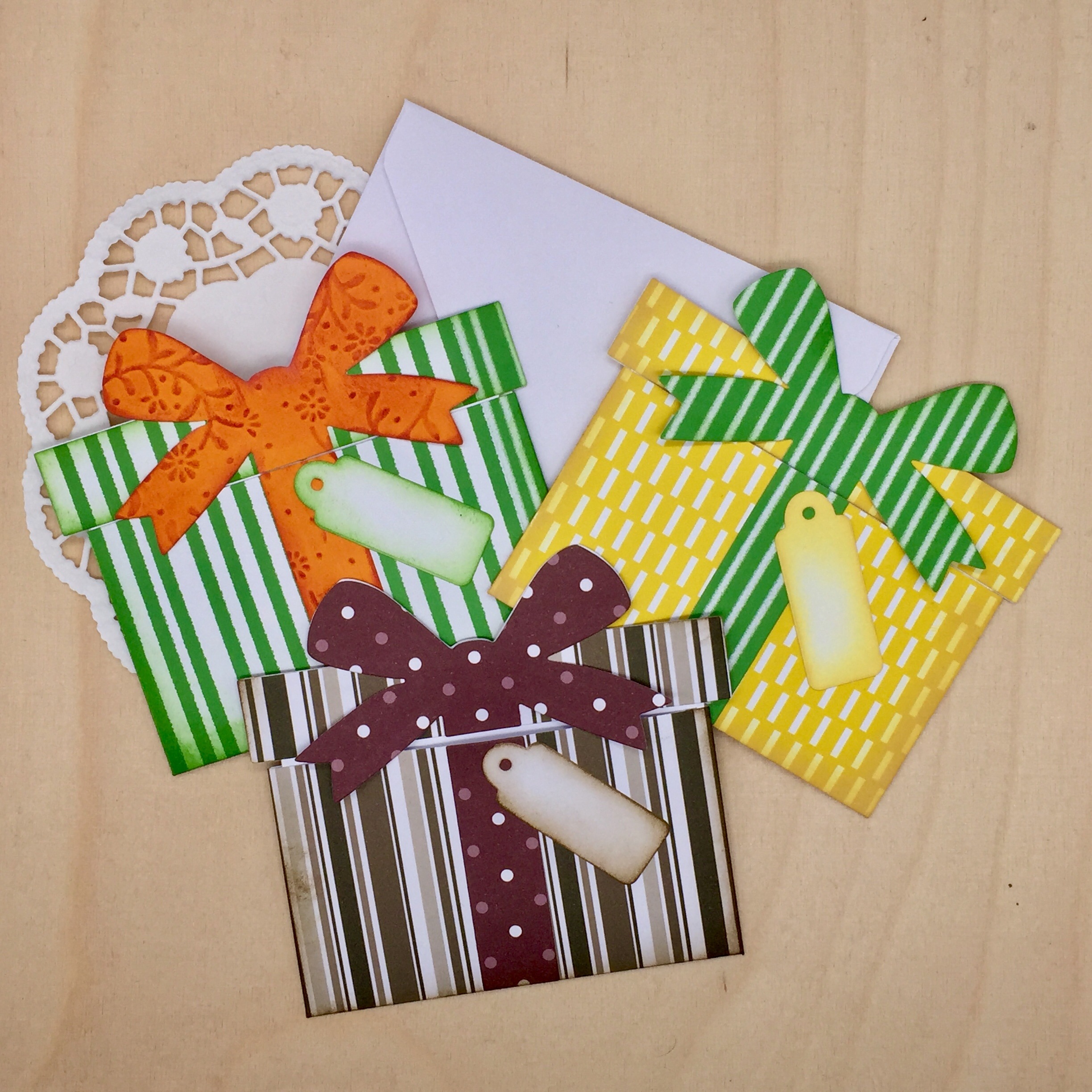 Geschenkkartenhülle "Päckli" Auswahl