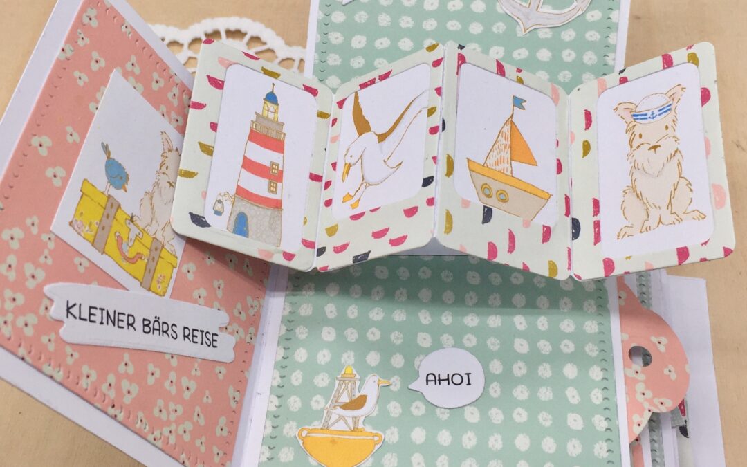 Minialbum Pop up Mechanismen