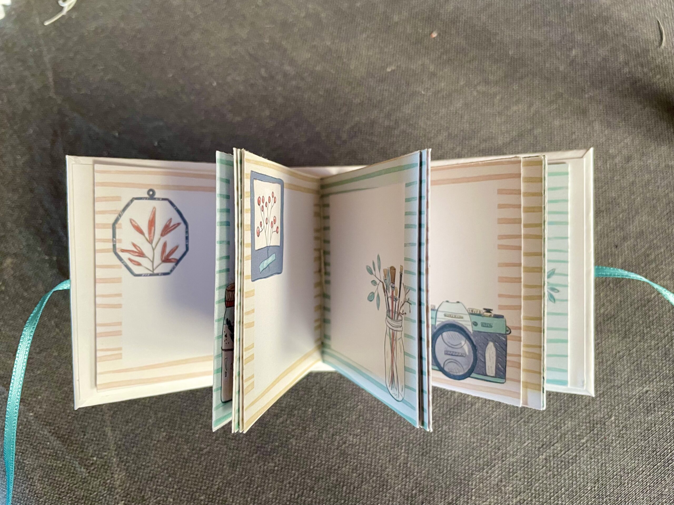 Guetzlibox Upcycling Mikroalbum offen