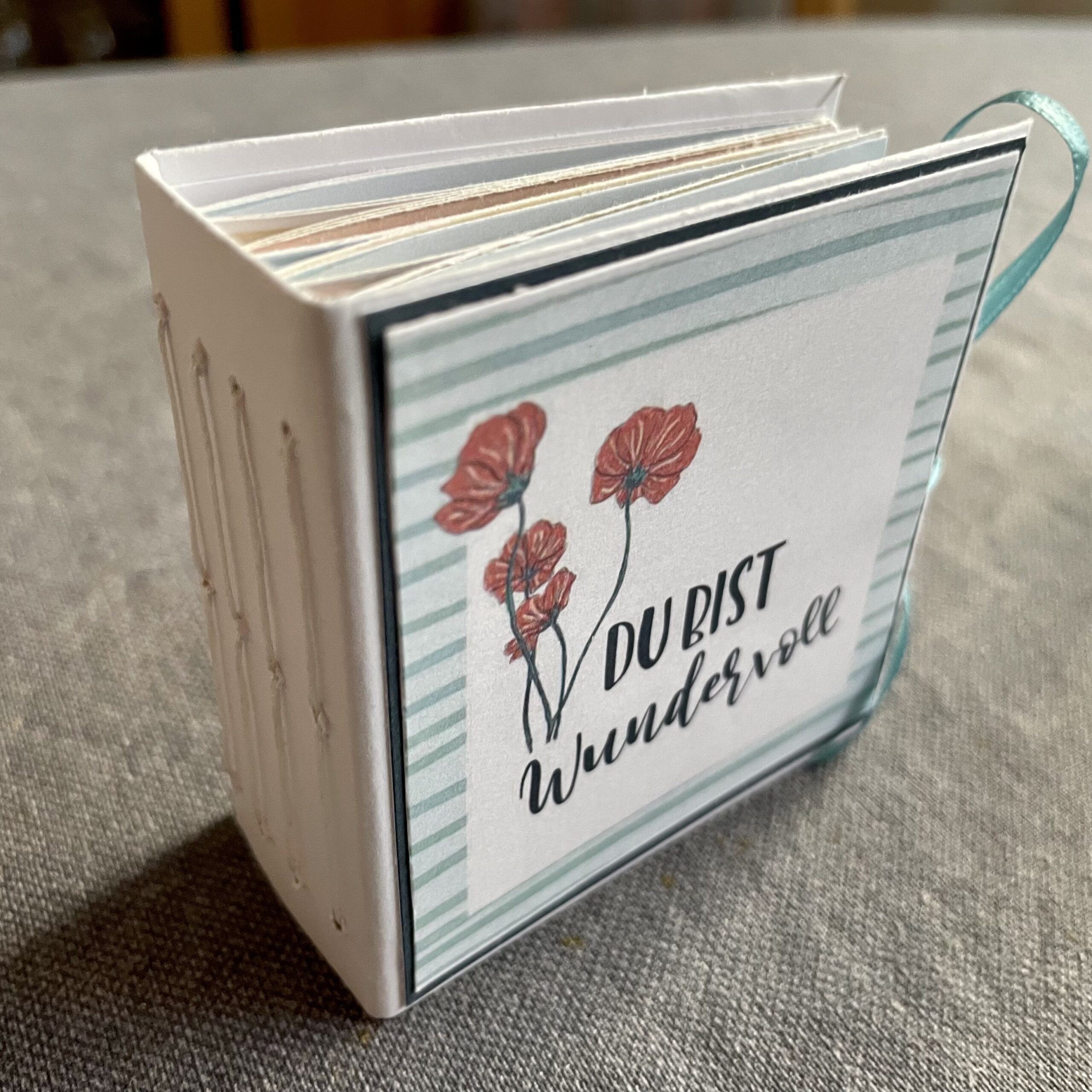 Guetzlibox Upcycling Mikroalbum Rücken