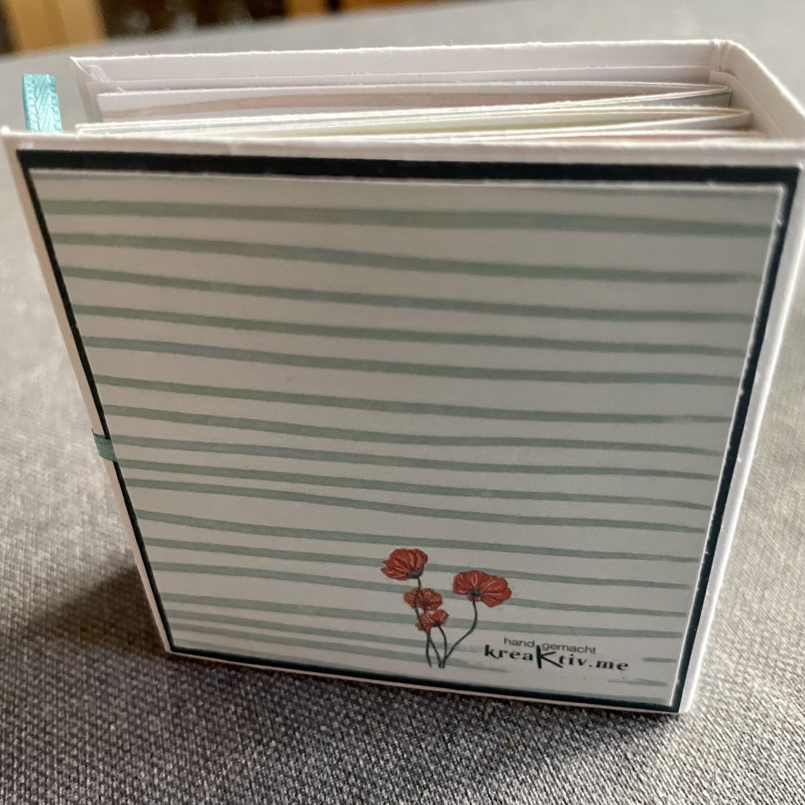 Guetzlibox Upcycling Mikroalbum Rückseite