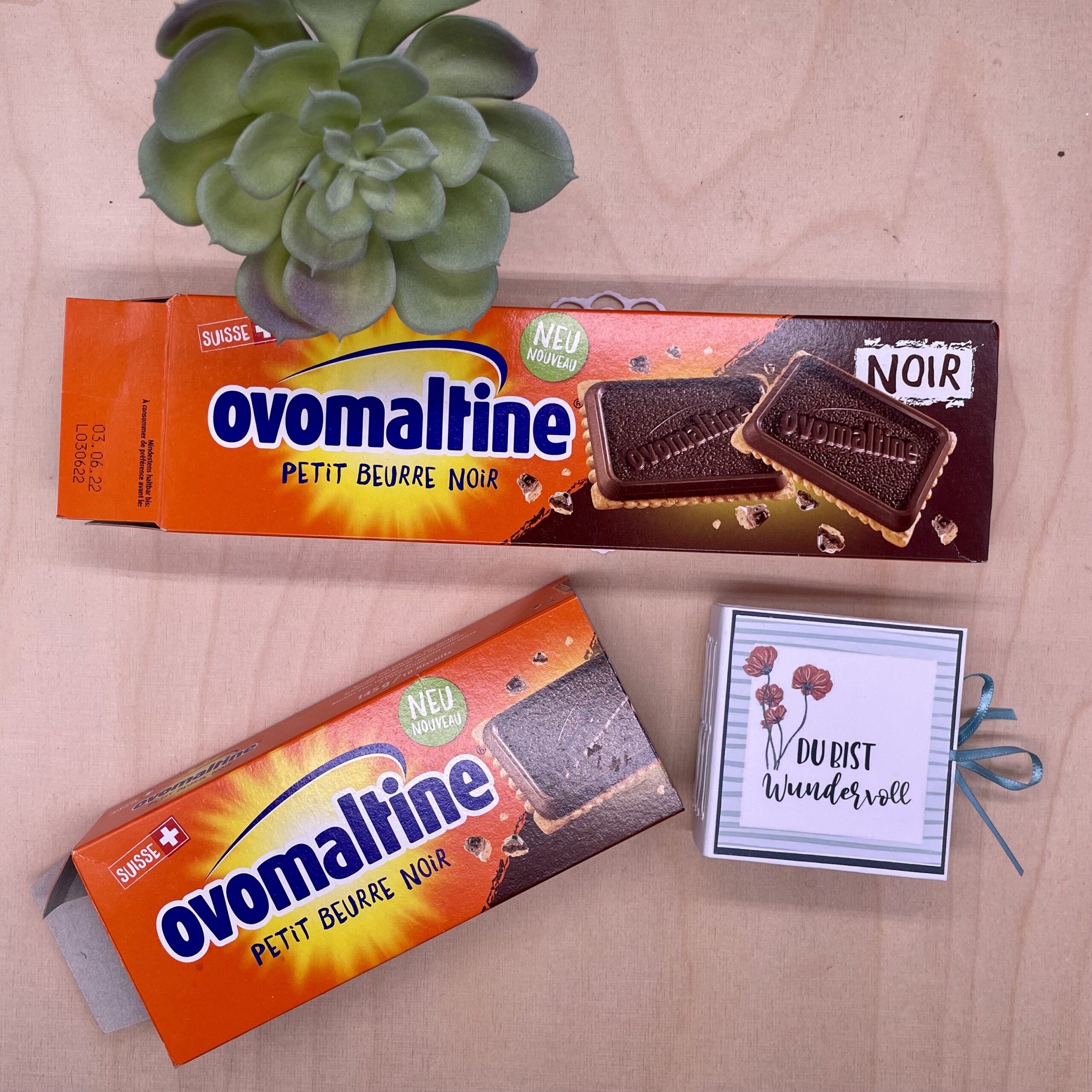 Mikroalbum Du bist wundervoll mit Guetzliverpackung