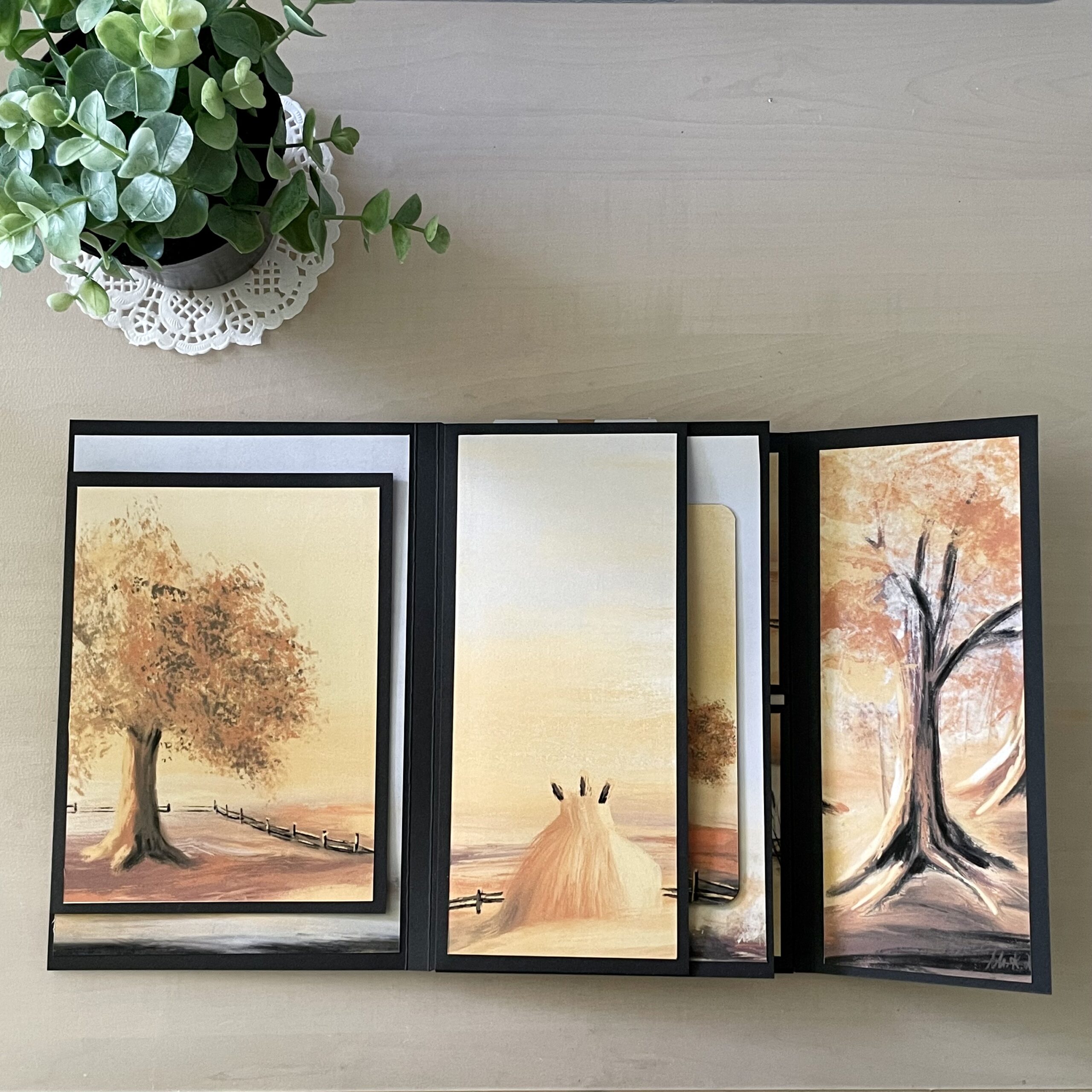 Folio Herbst in Öl Einblick 1