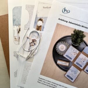 Bastelset Adventsfolio Winterwunderland